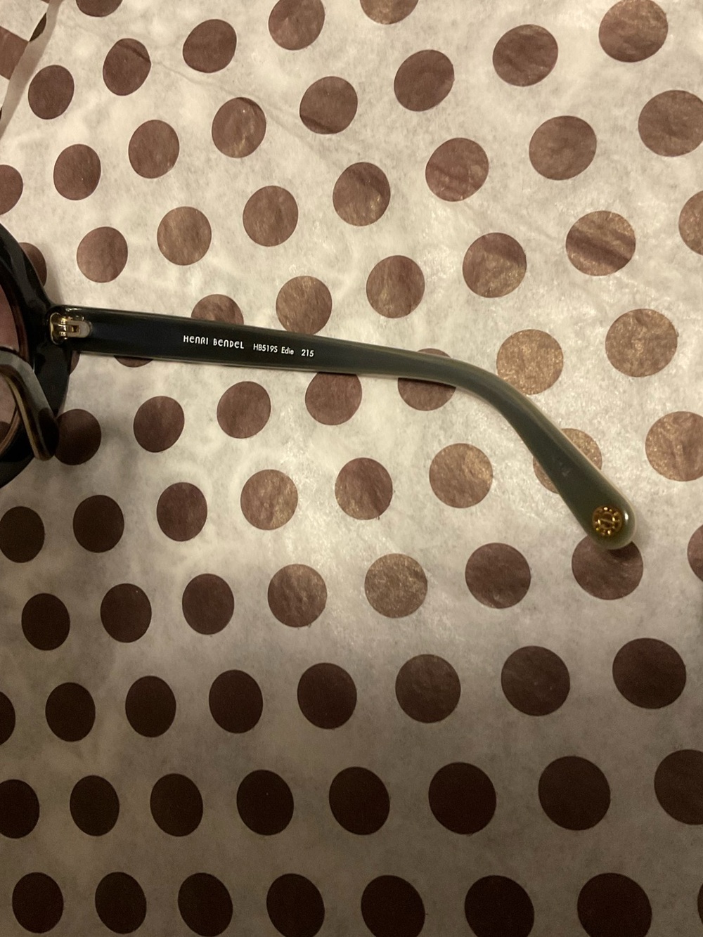 Henri Bendel Edie Sunglasses HB5195 Round Mod Tortoise with Case & Bag - Picture 13 of 16